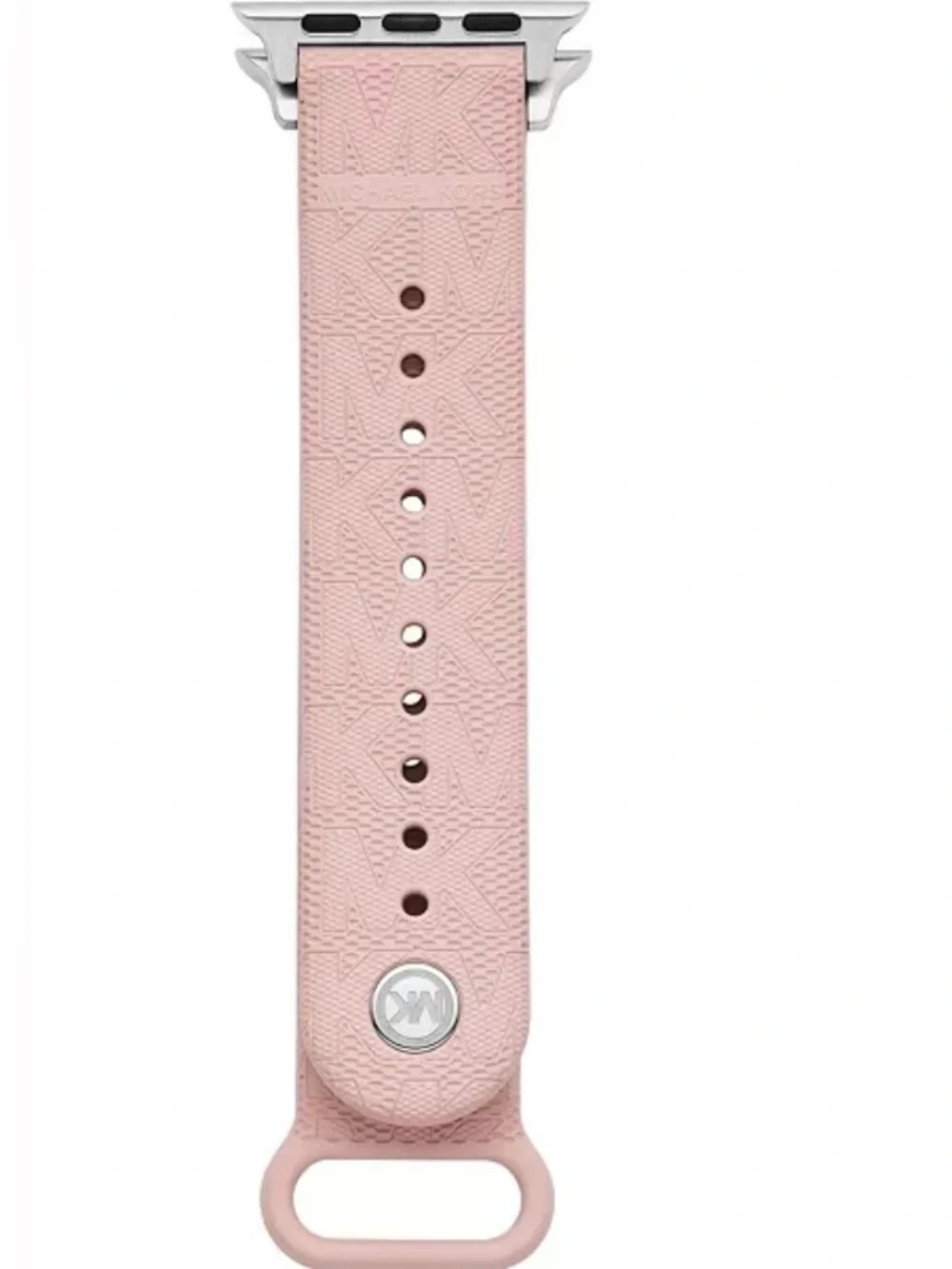 Michael Kors Blush Rubber Apple Watch Band, 38mm or 40mm